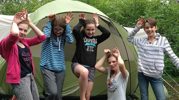 grade 8 camping