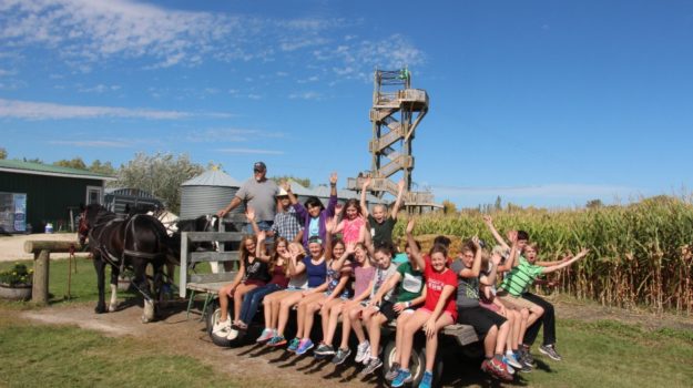 Grade 8 Corn Maze Field Trip 2015