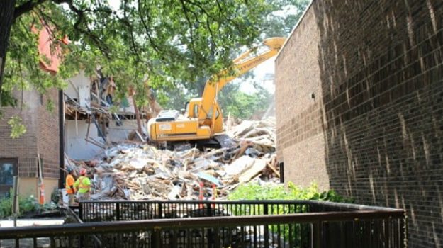 Westgate Mennonite Collegiate Demolition ~ Day 1