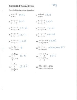 Exercise 33 Key – Westgate Mennonite Collegiate
